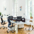 Bureau_bench_4_postes_arche_métal_open_space