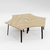 Bureau_open_space_3_places_étoile_piètement_métallique_style_industriel