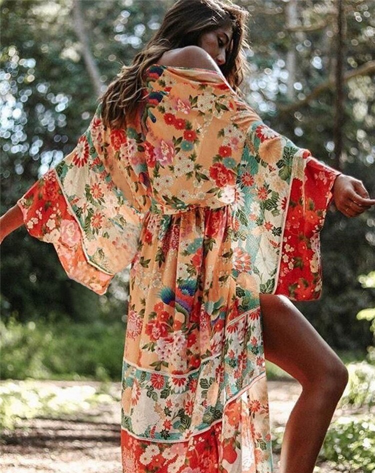 Ayuolin-Robe-longue-rouge-en-mousseline-de-soie-imprim-floral-style-boho-Robe-de-plage-Cover