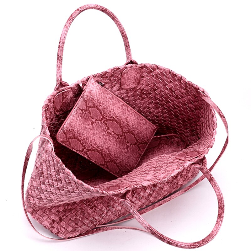 Sac-main-en-forme-de-serpentin-pour-femmes-panier-tiss-fourre-tout-fait-main-de-haute