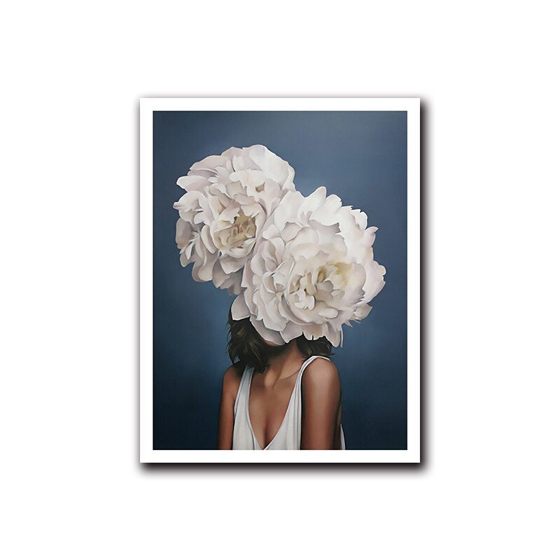 Toile-de-tableau-de-fleurs-abstrait-pour-femme-Art-d-coratif-affiches-et-imprim-s-d