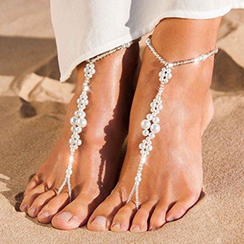 Cha-ne-de-cheville-en-perles-2-pi-ces-bijoux-de-plage-de-mariage-pieds-nus