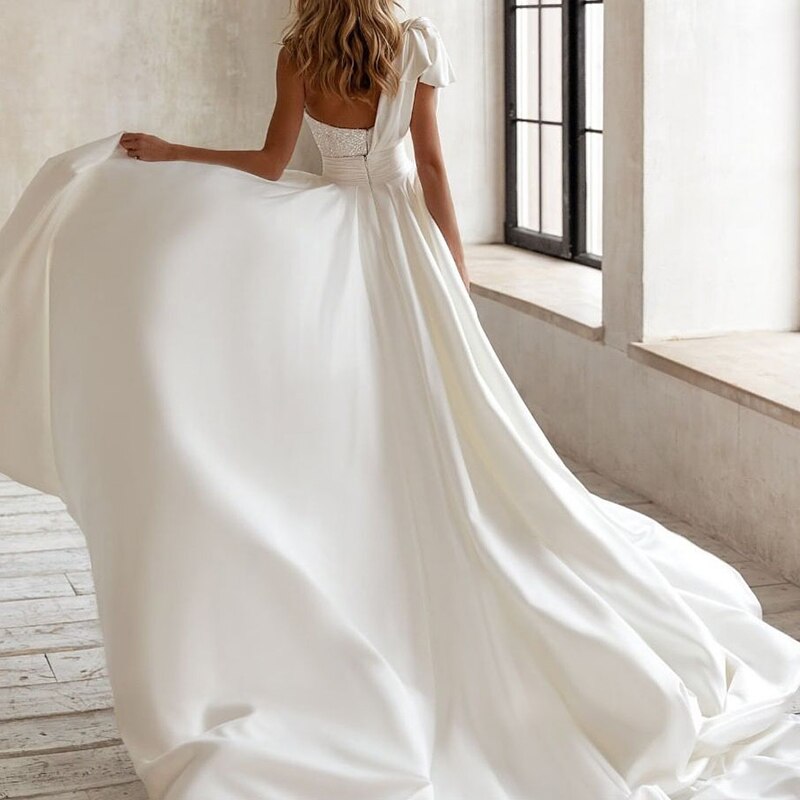 Mini-robe-blanche-asym-trique-paule-d-nud-e-taille-haute-Sexy-Design-de-mode-Patchwork