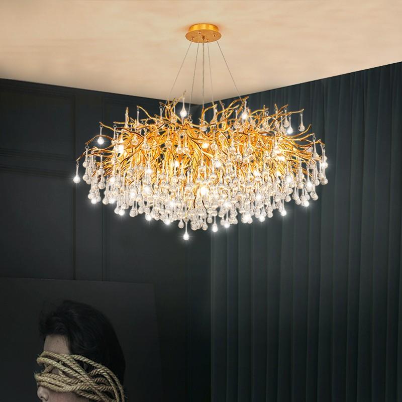 Kobuc-lustre-de-luxe-en-cristal-K9-dor-brillant-60-80cm-luminaire-d-coratif-de-plafond