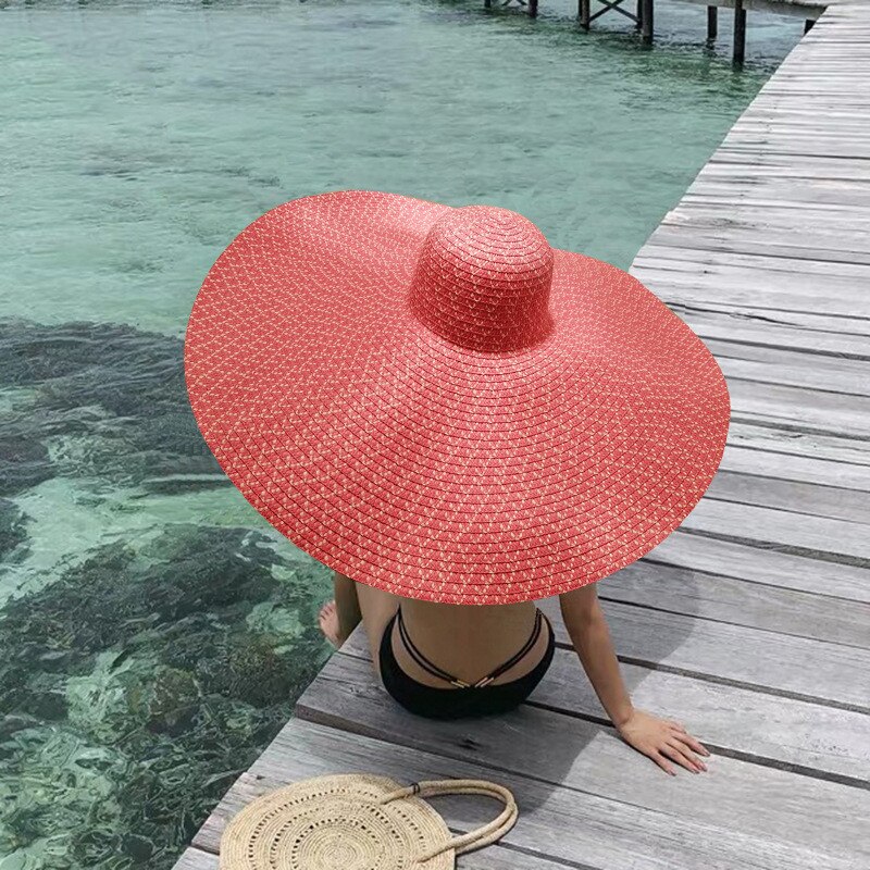 Chapeaux-de-plage-surdimensionn-s-pliables-pour-femmes-70cm-couleurs-m-lang-es-chapeaux-de-paille