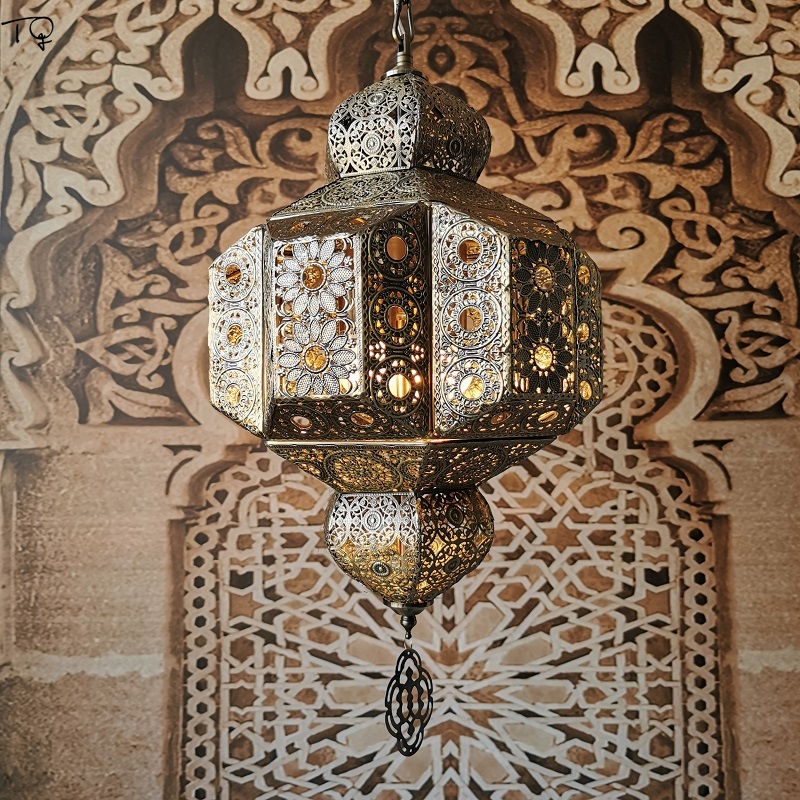 Lampe-Led-suspendue-en-fer-forg-au-style-marocain-r-tro-Vintage-Luminaire-d-coratif-d