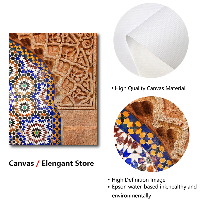 TRIPTYQUE MAROCAIN DÉCORATIF, STYLE MAROC, DÉCORATION MURALE TRIPTYQUE MAROCAIN DÉCORATIF, STYLE MAROC, DÉCORATION MURALE