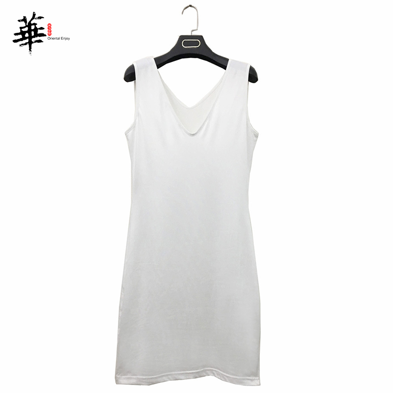 Robe-blanche-mi-longue-pour-femmes-manches-longues-moulante-Sexy-en-dentelle-tenue-de-soir-e