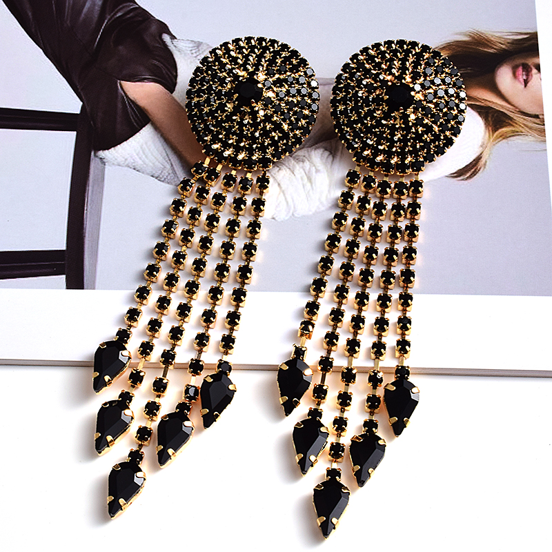 Boucles-d-oreilles-longues-en-cristal-color-pour-femmes-nouveau-Design-bijoux-de-luxe-de-haute