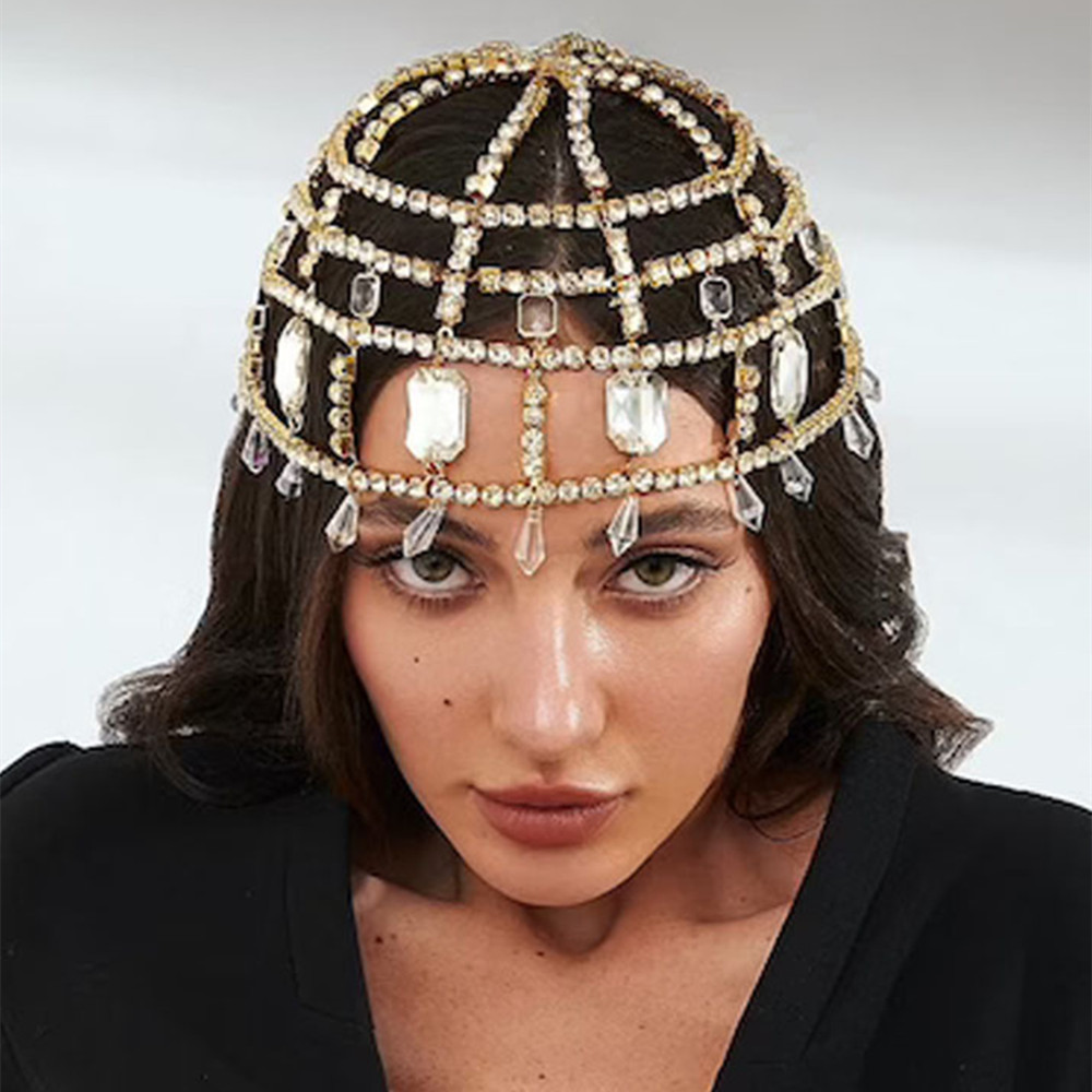 INS-Handmade-Rhinestone-Hollow-Square-Stone-Head-Chain-Headband-Hair-Jewlery-for-Women-Crystal-Pendant-Headpiece