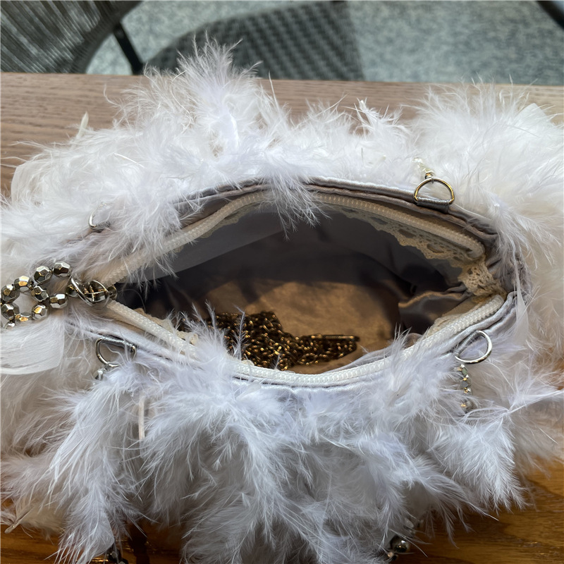 Sac-main-paillettes-et-plumes-pour-femmes-pochette-de-luxe-Vintage-r-tro-perl-sacoche-paule