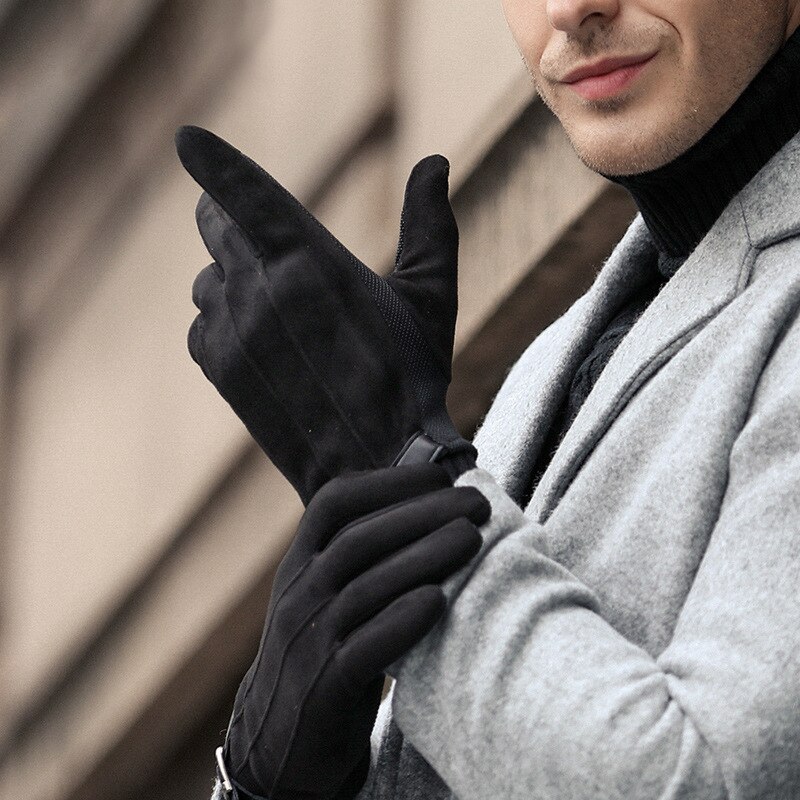 Gants-de-sport-de-plein-air-pour-hommes-en-daim-et-velours-pour-garder-au-chaud