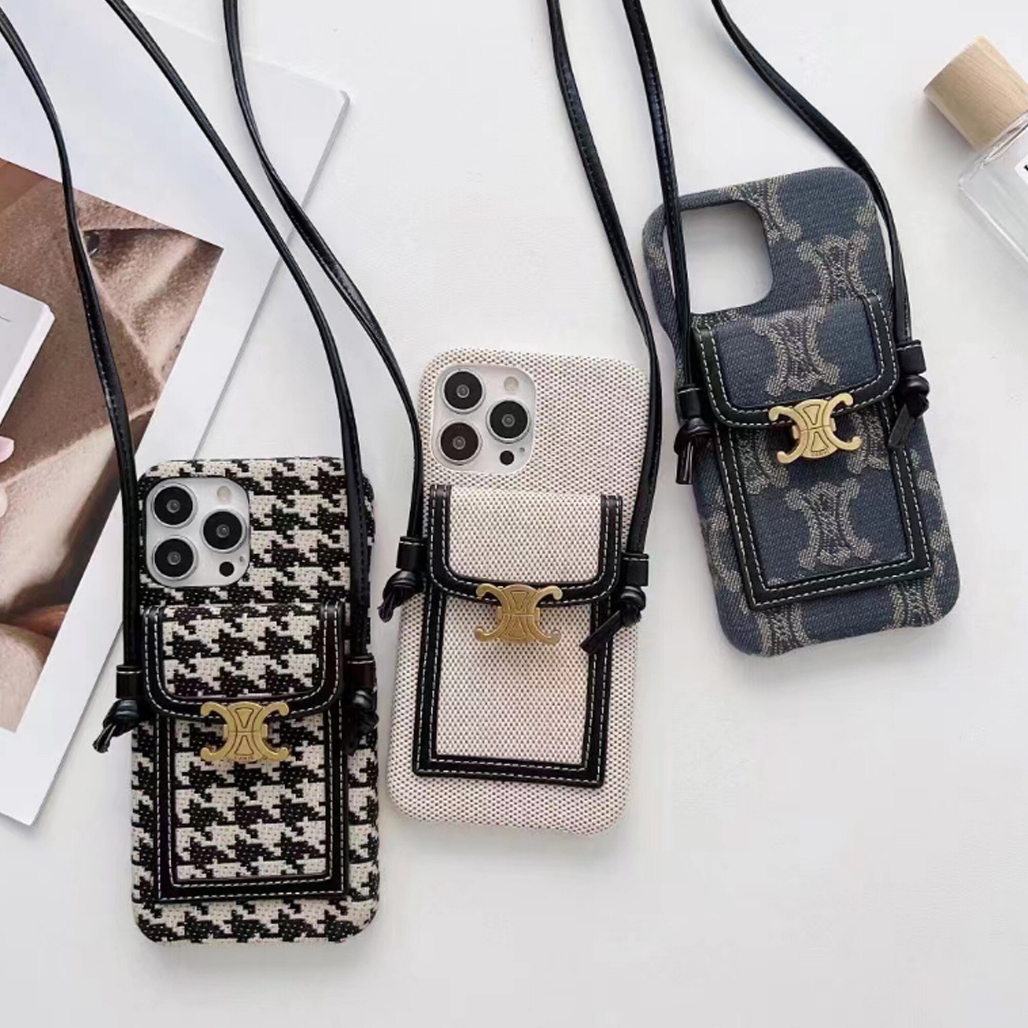 Coque-de-t-l-phone-de-luxe-avec-longue-sangle-compatible-avec-toutes-les-s-ries