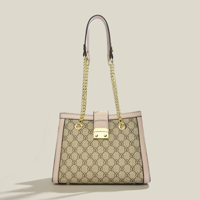 Sac-main-en-cuir-pour-femmes-fourre-tout-de-luxe-bandouli-re-motif-classique-de-Shopping