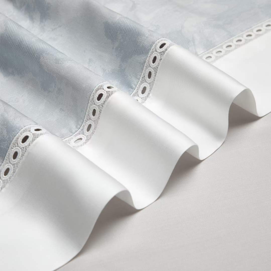 Parure-de-lit-en-coton-ensemble-de-literie-housse-de-couette-drap-taie-d-oreiller-gris