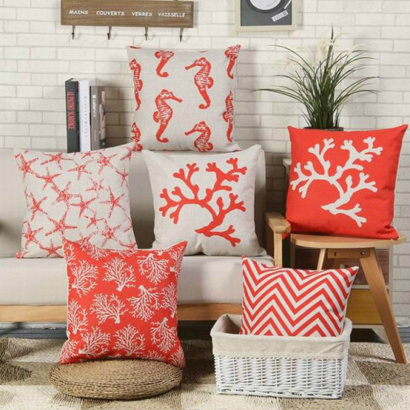 Housse-de-coussin-personnalis-e-de-Style-oc-an-taie-d-oreiller-impression-num-rique-d