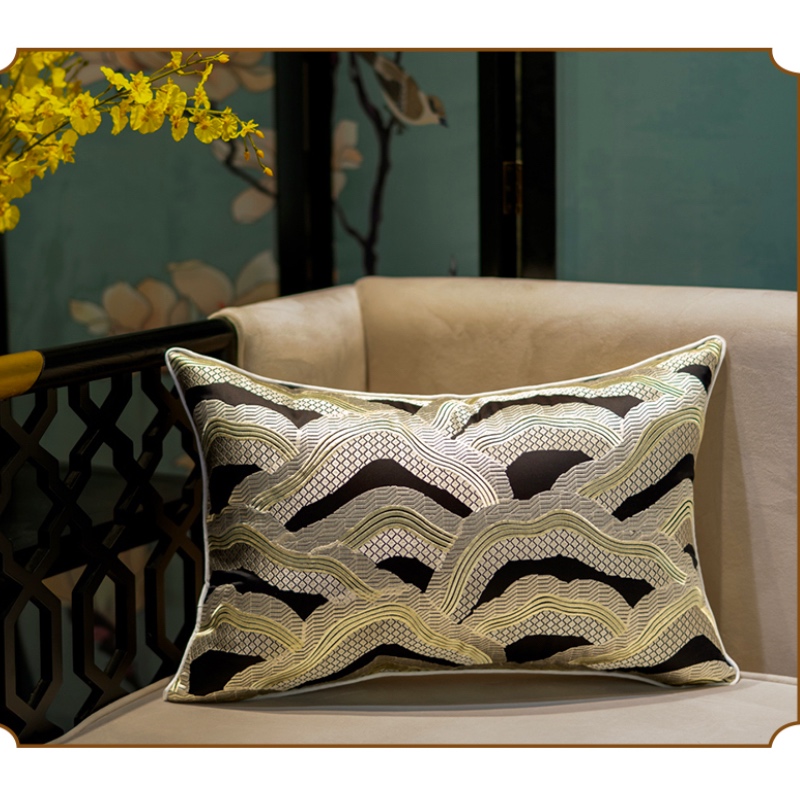 Housse-de-Coussin-en-Jacquard-g-om-trique-d-coration-de-maison-taie-d-oreiller-classique