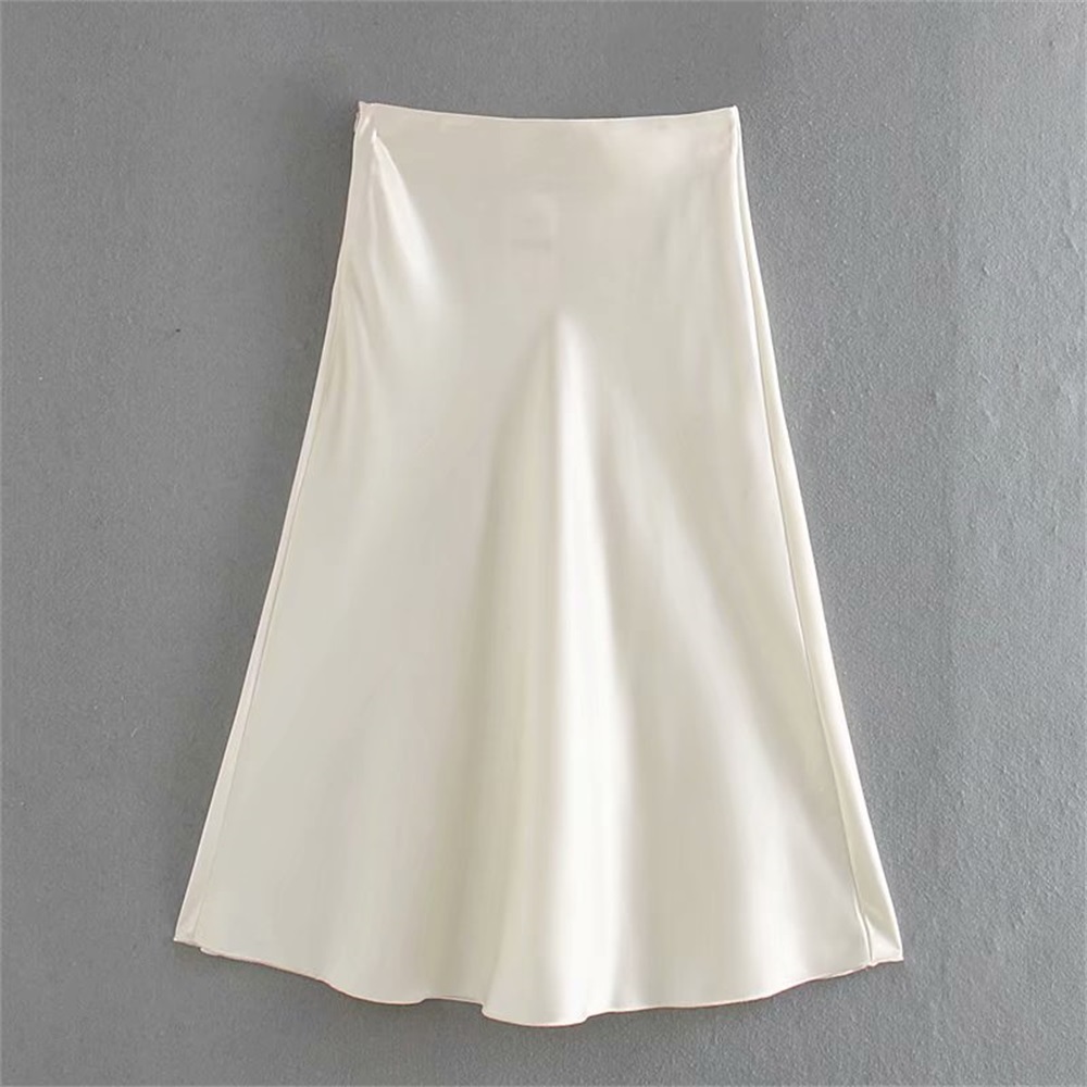 Ensemble-jupe-longue-en-Satin-col-oscillant-court-et-taille-haute-pour-femme-nouveaut-nouveaut-printemps
