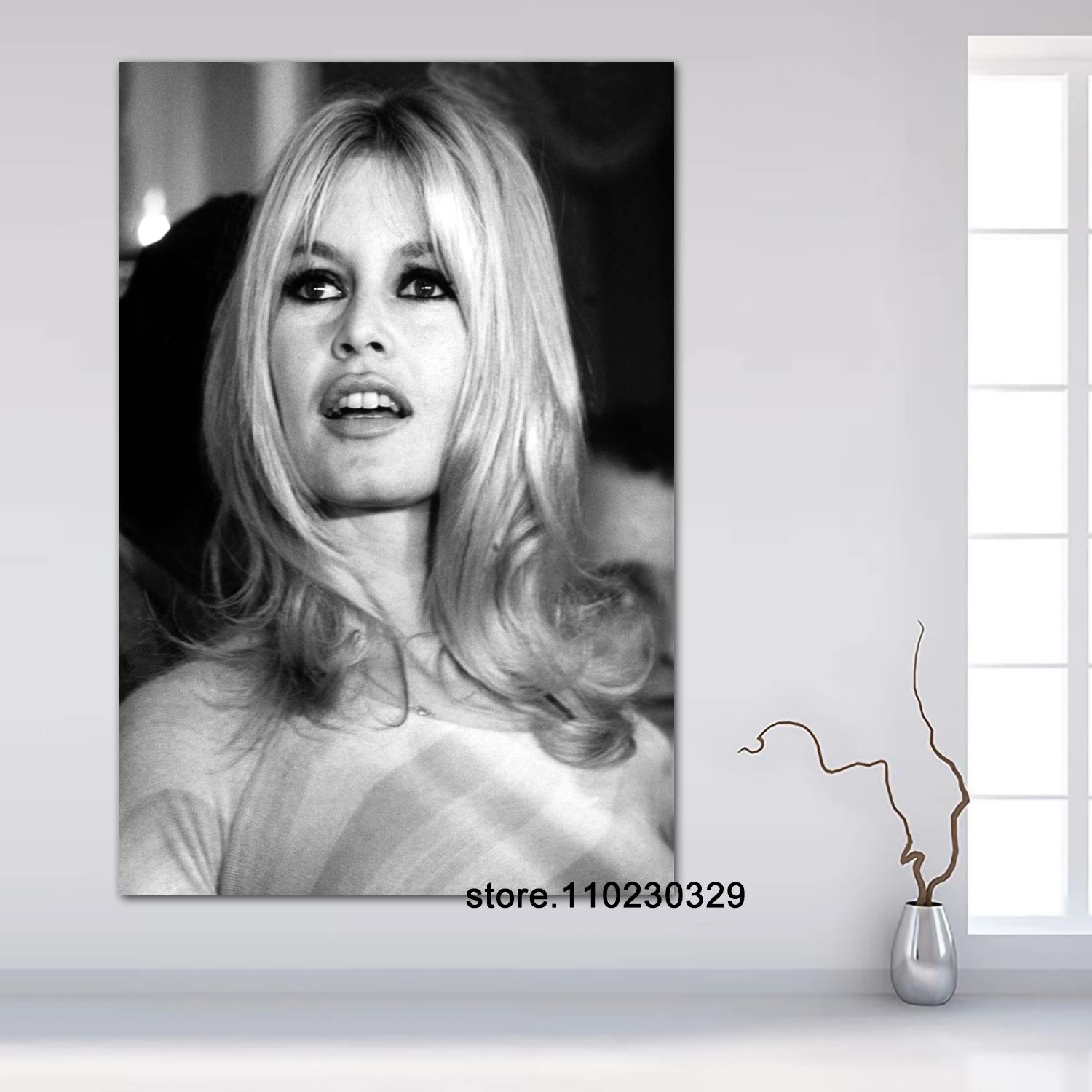 Bridget-Bardot-Actor-Producer-Canvas-Posters-Wall-Art-Poster-Modern-Decoration-Family-Bedroom-Decor-btGift-24x36