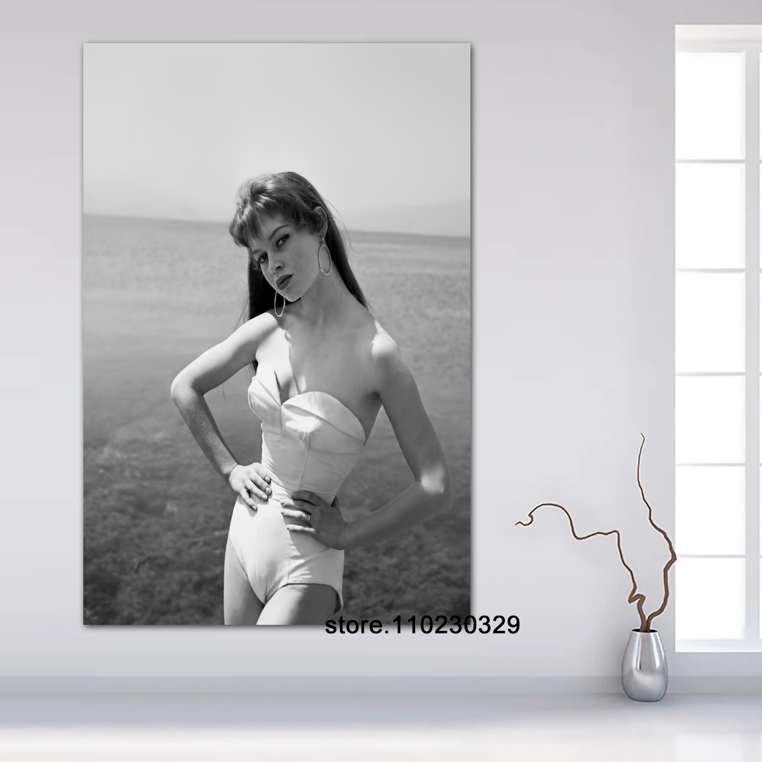 Bridget-Bardot-Actor-Producer-Canvas-Posters-Wall-Art-Poster-Modern-Decoration-Family-Bedroom-Decor-btGift-24x36