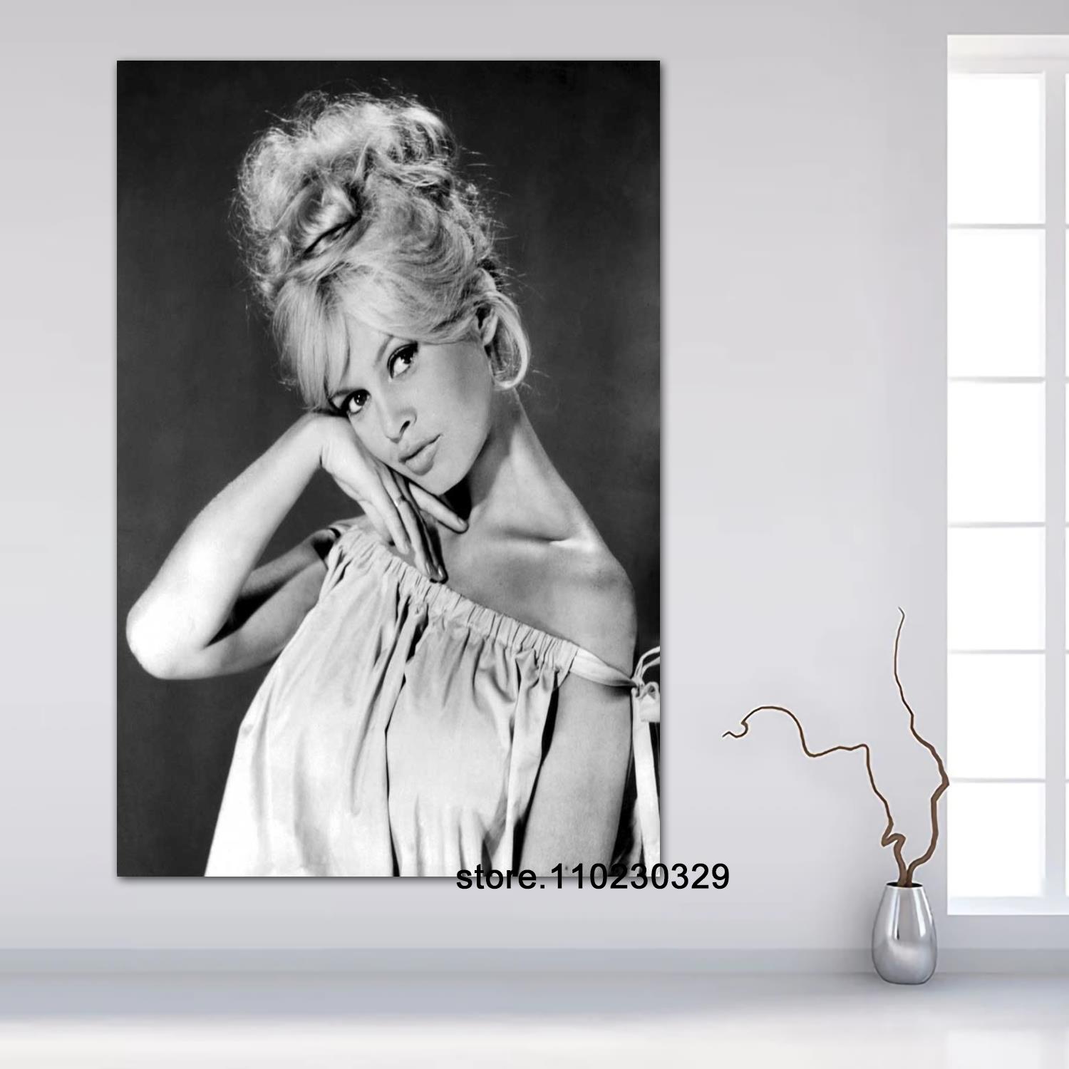 Bridget-Bardot-Actor-Producer-Canvas-Posters-Wall-Art-Poster-Modern-Decoration-Family-Bedroom-Decor-btGift-24x36