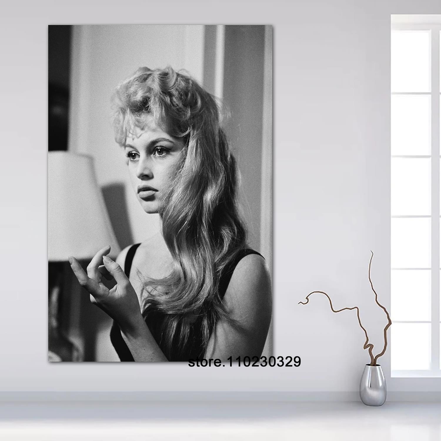 Bridget-Bardot-Actor-Producer-Canvas-Posters-Wall-Art-Poster-Modern-Decoration-Family-Bedroom-Decor-btGift-24x36