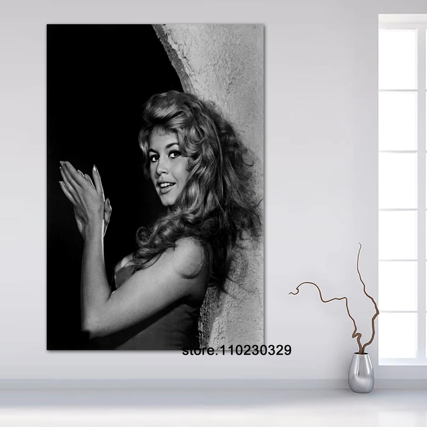 Bridget-Bardot-Actor-Producer-Canvas-Posters-Wall-Art-Poster-Modern-Decoration-Family-Bedroom-Decor-btGift-24x36