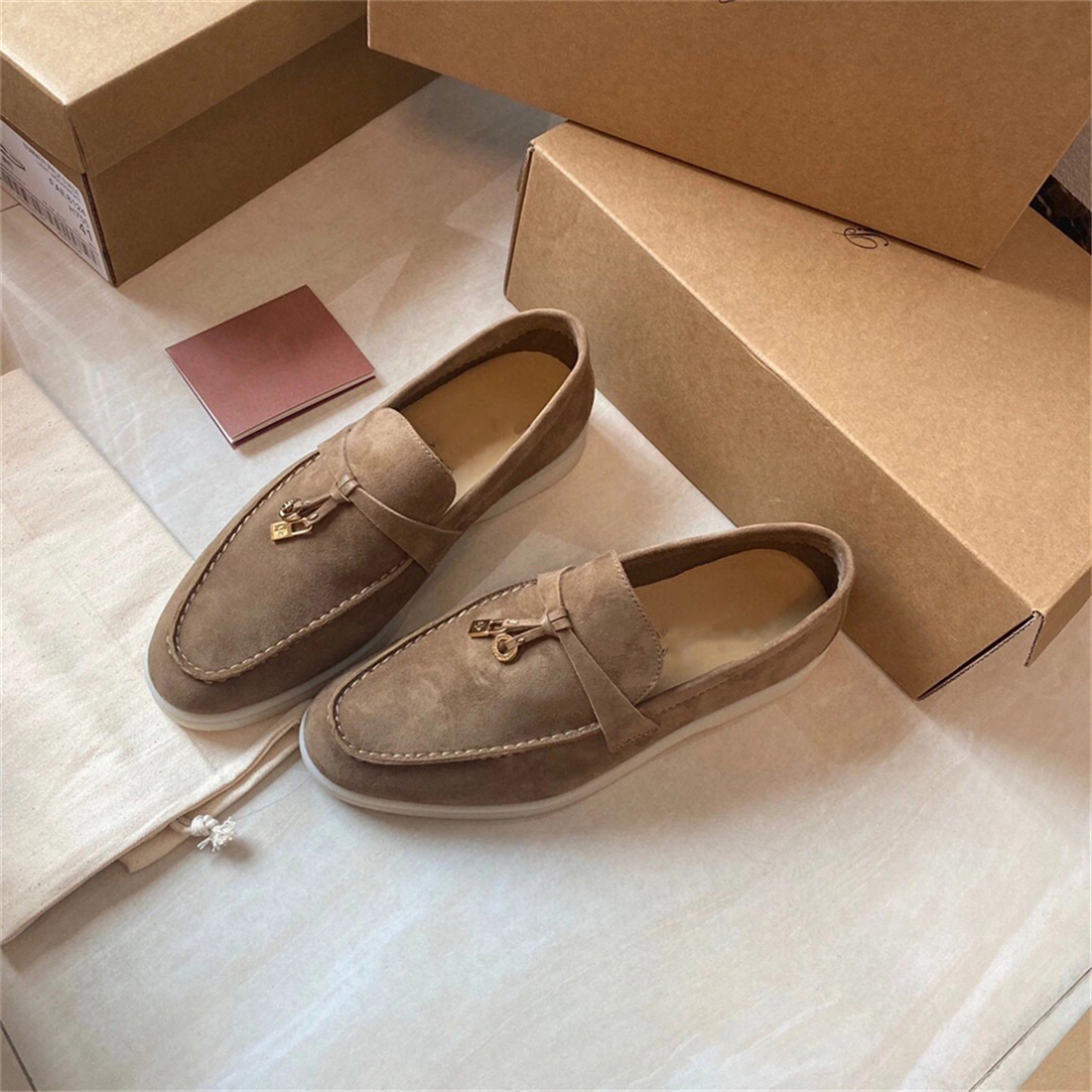 Chaussures-plates-en-daim-pour-hommes-et-femmes-mocassins-enfiler-pour-femmes-serrure-en-m-tal
