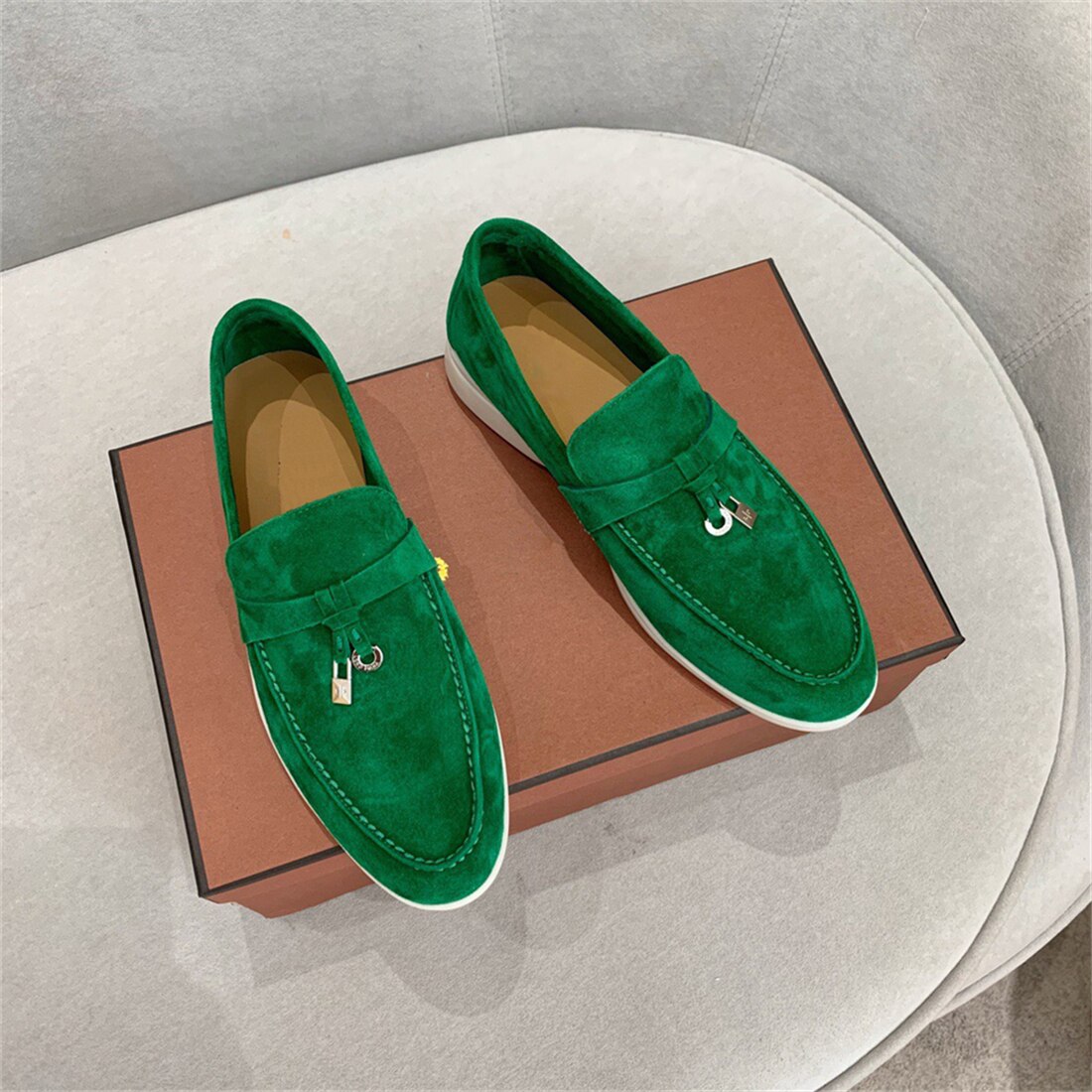 Chaussures-plates-en-daim-pour-hommes-et-femmes-mocassins-enfiler-pour-femmes-serrure-en-m-tal
