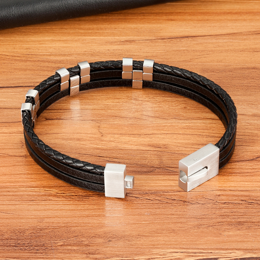 XQNI-Bracelet-en-cuir-pour-homme-accessoires-de-couture-trois-couches-en-acier-inoxydable-Design-avanc