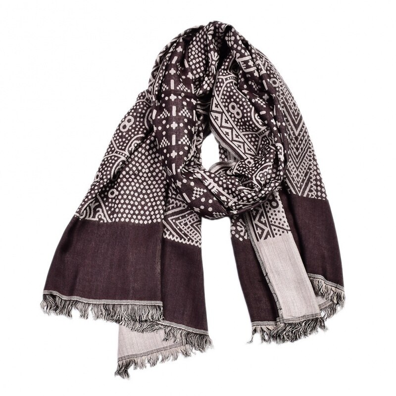 charpe-en-coton-et-lin-teint-en-fil-pour-hommes-Paisley-barbe-courte-Style-ethnique