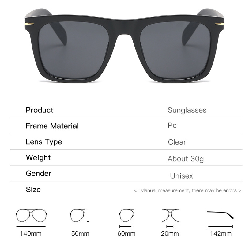 Feishini-Lunettes-de-soleil-carr-es-noires-pour-hommes-et-femmes-lunettes-de-soleil-r-tro