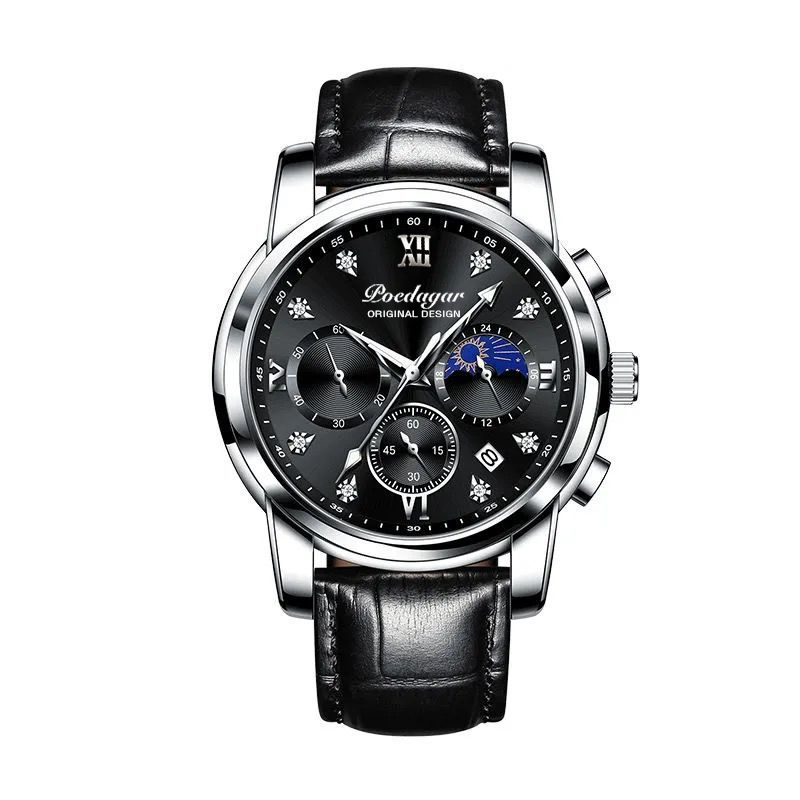 POEDAGAR-Montre-chronographe-de-sport-tanche-pour-homme-horloge-quartz-marque-sup-rieure-luxe-2023