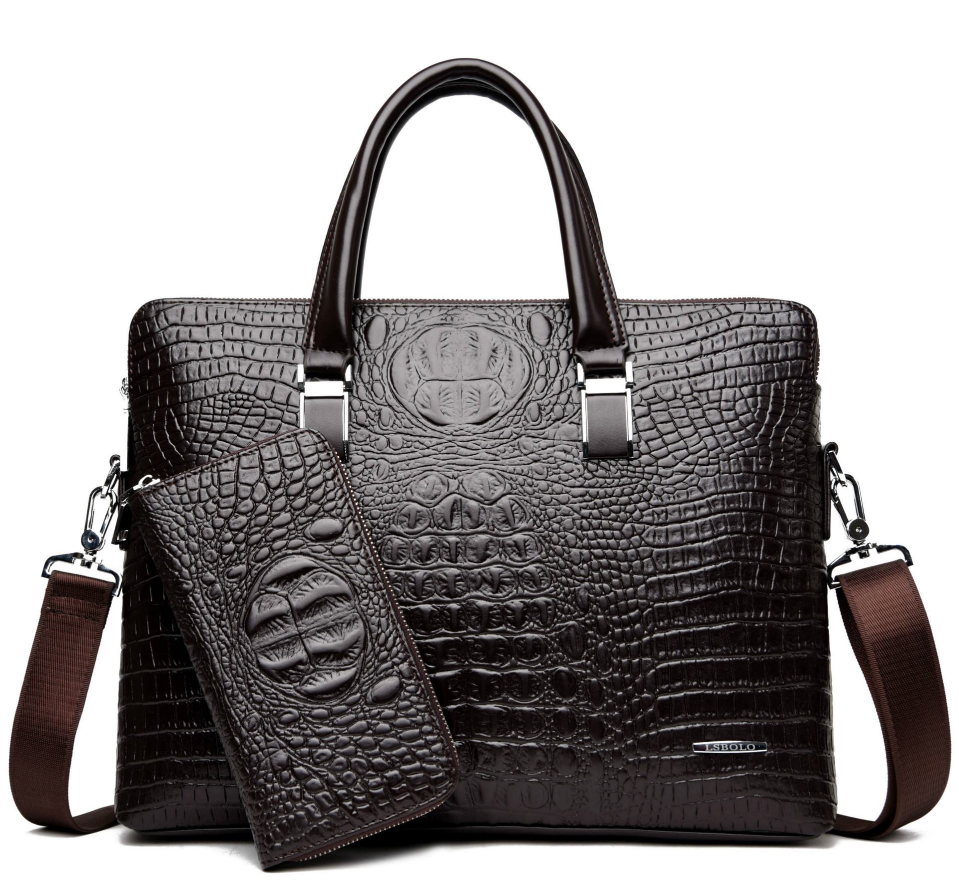 Sac-main-en-cuir-de-luxe-pour-hommes-crocodile-initi-grande-capacit-tuis-bombes-de-cr