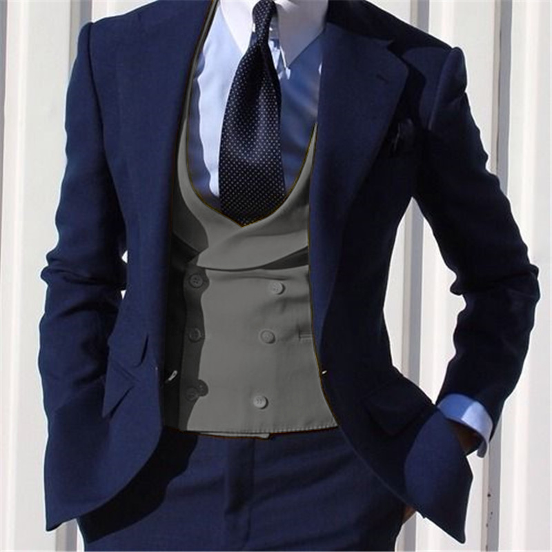 Veste-classique-sans-manches-pour-hommes-gilet-revers-Double-boutonnage-coupe-cintr-e-deux-poches-veste