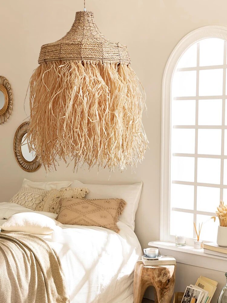 Lampes-suspendues-en-rotin-tiss-la-main-Wine-Sabi-Enge-Japon-Australie-Maison-Simple-Populaire-Naturel