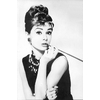 Affiche-avec-Portrait-Hepburn-en-noir-et-blanc-pour-d-cor-affiche-moderne-peinture-sur-toile