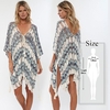 Robe-de-Plage-Crochet-grande-taille-Cover-up-Sarong-Kaftan-tunique-de-Plage-par-o-pour