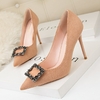 Escarpins-pour-femmes-chaussures-bout-peu-profond-talons-hauts-bo-te-de-nuit-Sexy-boucle-Stiletto