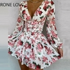 Robe-en-mousseline-de-soie-lacets-pour-femmes-motif-Floral-taille-d-finie-d-collet-en