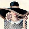 Peinture-sur-toile-de-Portrait-de-femmes-am-ricaines-affiches-et-imprim-s-Vintage-scandinave-tableau