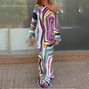 Ellafads-robe-ample-pour-femme-asym-trique-paule-d-nud-e-manches-longues-lanternes-imprim-artistique