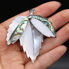 Pendentifs-d-art-100-naturels-en-forme-de-feuille-breloques-en-forme-de-coquille-pour-la