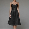 Robe-trap-ze-longue-brod-e-col-en-V-charpe-Sexy-dos-nu-l-gante-luxueuse