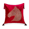 Housse-de-coussin-t-te-de-cheval-perl-e-en-velours-taie-d-oreiller-avec-glands