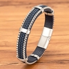 TYO-Bracelet-en-Cuir-Tress-en-Acier-Inoxydable-pour-Homme-Design-Punk-Breloque-Magn-tique-Bijoux