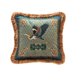 DUNXDECO-housse-de-Coussin-d-corative-taie-d-oreiller-artistique-Antique-fleur-fra-che-de-grue