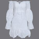 Yesexy-Mini-robe-moulante-paules-d-nud-es-manches-longues-lanterne-volants-dos-nu-Sexy-t