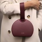 Sacs-main-demi-cercle-en-cuir-PU-pour-femmes-pochette-de-marque-fourre-tout-poign-e
