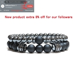 Bracelet-en-h-matite-fait-la-main-pour-Homme-ensemble-de-bracelets-de-luxe-en-cristal